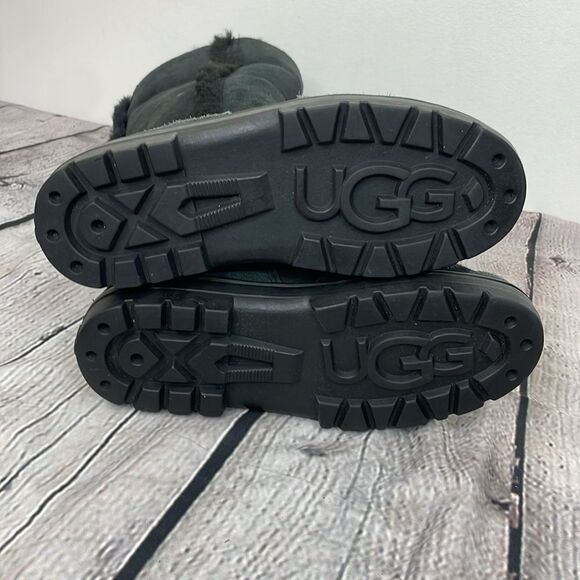 UGG Sundance II Revival Black Tall Boots size 7W - Picture 7 of 16